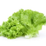 Lettuce,Salad,Leaves,Isolated,On,White,Background
