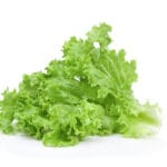 Fresh,Green,Lettuce,Salad,Leaves,Isolated,On,White,Background
