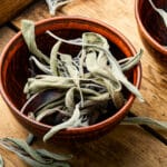 Dried,Sage,Leaves,In,Bowl.salvia,In,Herbal,Medicine