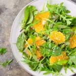 Diet,Vegetarian,Vitamin,Salad,Of,Orange,Pieces,And,Mix,Of