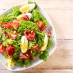 High,Angle,View,Of,A,Nutritious,Vegetable,Salad,With,Boiled