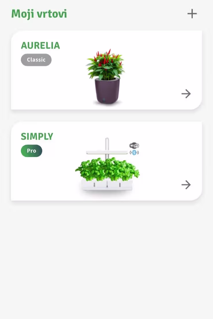 Smart Garden aplikacija Smart Garden Grow Points Smart Garden Zajednica