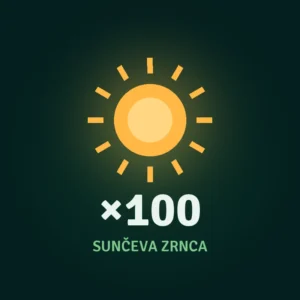 Sunčeva zrnca ×100 — valuta Smart Garden aplikacije